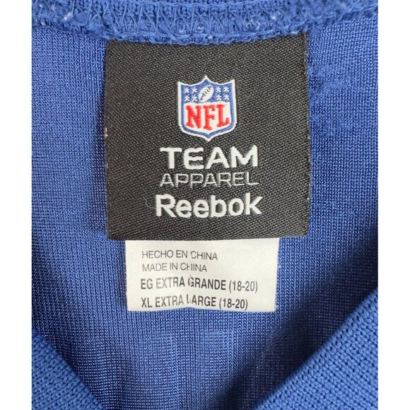Reebok Colts Peyton Manning #18  Jersey Blue XL 18-20 NFL Team Apparel - Picture 4 of 8